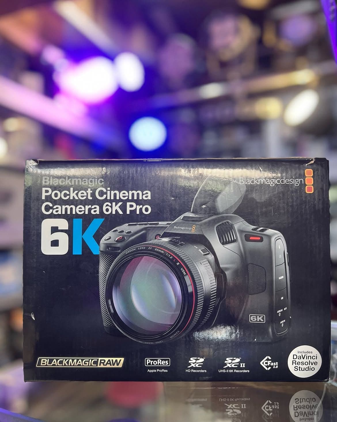 Black Magic Cinema Pocket Camera 6K Pro