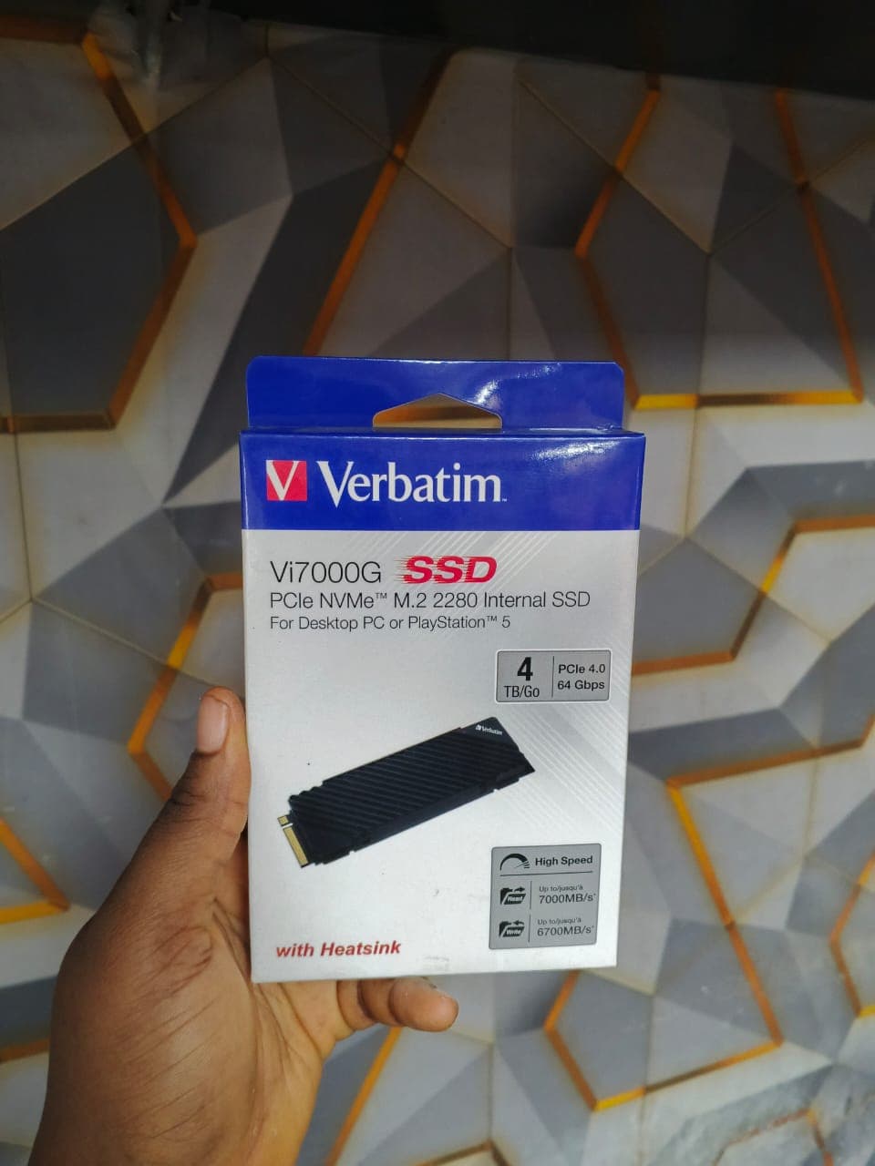 Verbatim VI7000G Internal SSD With Heat Sink Suitable For PS5