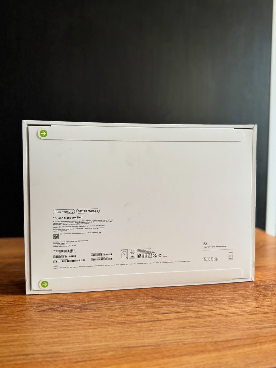 MacBook Neo (2026) 13-inch 8/512GB