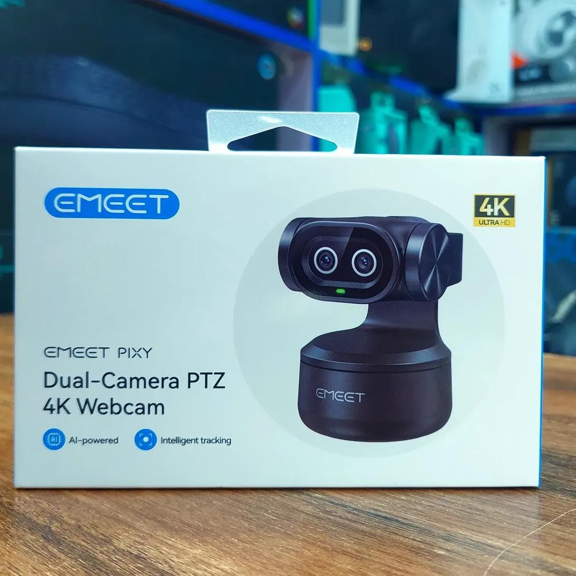 EMEET Pixy dual-cam PTZ 4K webcam